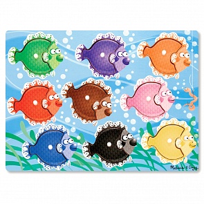 Набор из серии Мои первые пазлы - Разноцветные рыбки (Melissa&Doug, 9058_md)